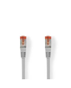 Nedis CCGB85221GY50 - Síťový Kabel Cat 6 S / FTP | RJ45 (8P8C) Zástrčka - RJ45 (8P8C) Zástrčka | 5 m | Šedá barva