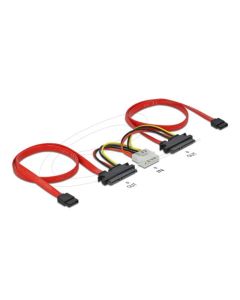 Delock Kabel HDD SATA All-in-One (50 cm) pro 2 HDD