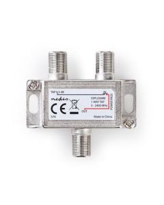 Nedis SSPL256ME - Satelitní Rozbočovač s F-Útlumem | 5–2 400 MHz | 1 Výstup