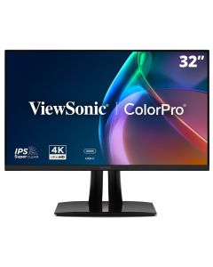 ViewSonic VP3256-4K / 32"/ IPS/ 16:9/ 3840x2160/ 5ms/ 350cd/m2/ DP/ HDMI/ 2xUSB-A/ USB-B / USB-C PD-100W/ PIVOT/ Repro