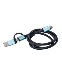 i-tec USB-C Cable to USB-C with Integrated USB 3.0 Adapter