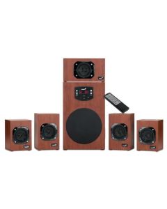 GENIUS repro SW-HF 5.1 4600 Ver. II/ 5.1/ 120W/ Dřevěné/ Dálkový ovladač