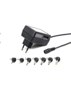 GEMBIRD Univerzální AC-DC adaptér EG-MC-008, 12W, 7 konektorů