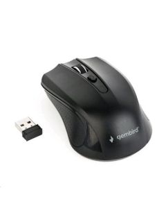 Gembird Myš MUSW-4B-04, černá, bezdrátová, USB nano receiver