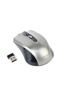 Gembird Myš MUSW-4B-04-BG, černo-šedá, bezdrátová, USB nano receiver