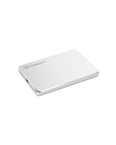 TRANSCEND 2TB StoreJet 25C3S, 2.5", USB-C (3.1 Gen 1) Stylový externí hard disk, ultra-tenký, stříbrný