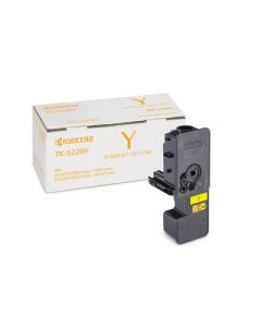 Kyocera toner TK-5220Y žlutý na 1 200 A4 (při 5% pokrytí), pro M5521cdn/cdw, P5021cdn/cdw