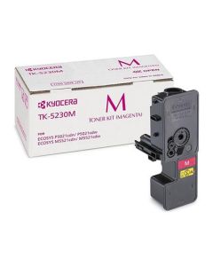 Kyocera toner TK-5230M červený na 2 200 A4 (při 5% pokrytí), pro M5521cdn/cdw, P5021cdn/cdw
