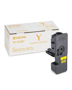 Kyocera toner TK-5230Y žlutý na 2 200 A4 (při 5% pokrytí), pro M5521cdn/cdw, P5021cdn/cdw