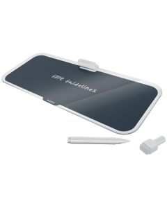 Tabulka na psaní Leitz Cosy, skleněná, samet.šedá