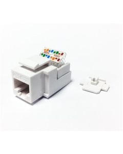 DATACOM Keystone RJ45 UTP CAT5E samořezný bílý