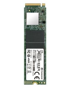 TRANSCEND MTE110S 1TB SSD disk M.2 2280, PCIe Gen3 x4 NVMe 1.3 (3D TLC), 1700MB/s R, 1400MB/s W