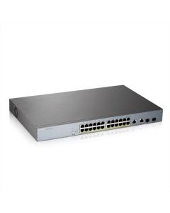 Zyxel GS1350-26HP, 26 Port managed CCTV PoE switch, long range, 375W (1 year NCC Pro pack license bundled)