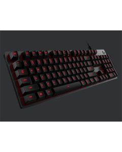 Logitech klávesnice Gaming  G413 červené podsvícení, US - carbon