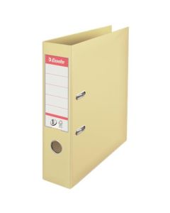 ESSELTE No.1 pákový pořadač Power NATURELE A4 75mm krémový