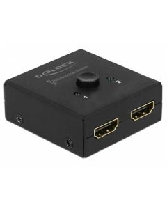 Delock HDMI 2 - 1 obousměrný Switch 4K 60 Hz kompaktní