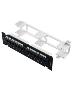 XtendLan Patch panel na zeď, 12 portů, Cat5e