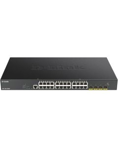 D-Link DGS-1250-28XMP Smart switch 24x Gb PoE+, 4x 1G/10G SFP+, 370W