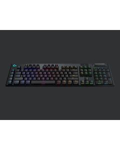 Logitech klávesnice Gaming G915 LightSpeed Tactile, bezdrátová, černá, hmatové spínače, US