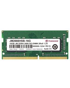 Transcend paměť 16GB (JetRam) SODIMM DDR4 2666 2Rx8 CL19
