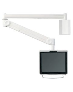 Neomounts  FPMA-HAW100 / Medical Flat Screen Wall Mount (162 cm long/170 cm high) / White