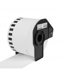 PRINTLINE kompatibilní etikety s Brother DK-N55224, bílá papírová role, nelepící 54 x 30,48m