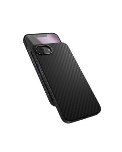 Epico Mag+ Carbon Case for iPhone 16e/17e černá