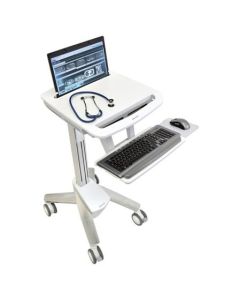 ERGOTRON StyleView® Laptop Cart SV41, multifunkční vozík se stolkem na NTB, LCD, klávesnici, myš