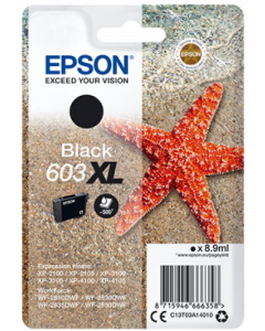 EPSON cartridge T03A1 black XL (hvězdice)