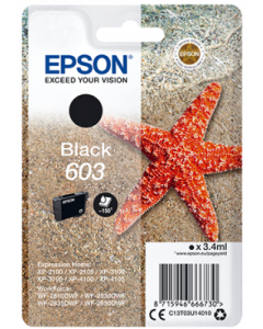 EPSON cartridge T03U1 black (hvězdice)