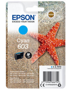 EPSON cartridge T03U2 cyan (hvězdice)