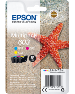 EPSON cartridge T03U5 (cyan/magenta/yellow) multipack (hvězdice)