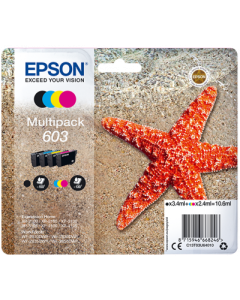 EPSON cartridge T03U640 (black/cyan/magenta/yellow) multipack (hvězdice)