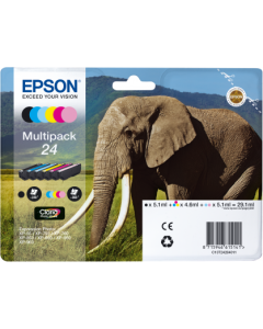 EPSON cartridge T2428 (black/light cyan/magenta/cyan/yellow/light magenta) multipack (slon)