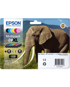 EPSON cartridge T2438 (magenta/cyan/yellow/light magenta/black/light cyan) multipack XL (slon)
