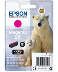EPSON cartridge T2613 magenta (lední medvěd)