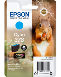 EPSON cartridge T3782 cyan (veverka)