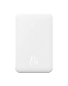 Baseus power banka Mini s bezdrátovým nabíjením 5000 mAh 20W USB-C bílá