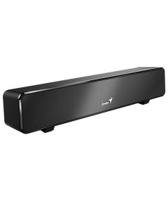 GENIUS repro USB SoundBar 100, drátový, 6W, USB, 3,5mm jack, černý