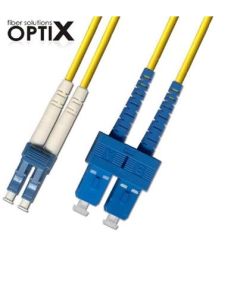 OPTIX LC-SC patch cord 09/125 10m duplex G657A 1,8mm