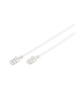 Digitus CAT 6 U-UTP slim patch cord, Cu, LSZH AWG 28/7, length 3 m, color grey
