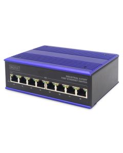 DIGITUS Professional Industrial 8-Port Fast Ethernet Switch