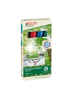 Permanentní popisovač Edding Ecoline 22, 4 barvy