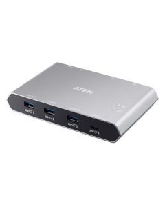 Aten 2-Port USB-C Gen 2 Sharing Switch with Power Pass-through