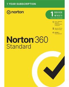 NORTON 360 STANDARD 10GB + VPN 1 uživatel pro 1 zařízení na 1rok