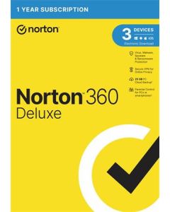 NORTON 360 DELUXE 25GB +VPN 1 uživatel pro 3 zařízení na 1rok