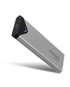 AXAGON EEM2-UG2 USB-C 10Gbps - M.2 NVMe SSD ARROW box, stříbrný