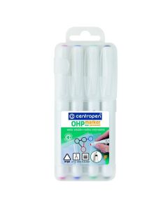 Popisovač na fólie Centropen 2646, sada 4 barev