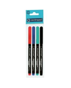 Permanentní popisovač Centropen 2536, sada 4 barev