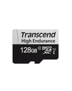 Transcend 128GB microSDXC 350V UHS-I U1 (Class 10) High Endurance paměťová karta, 95MB/s R, 45MB/s W